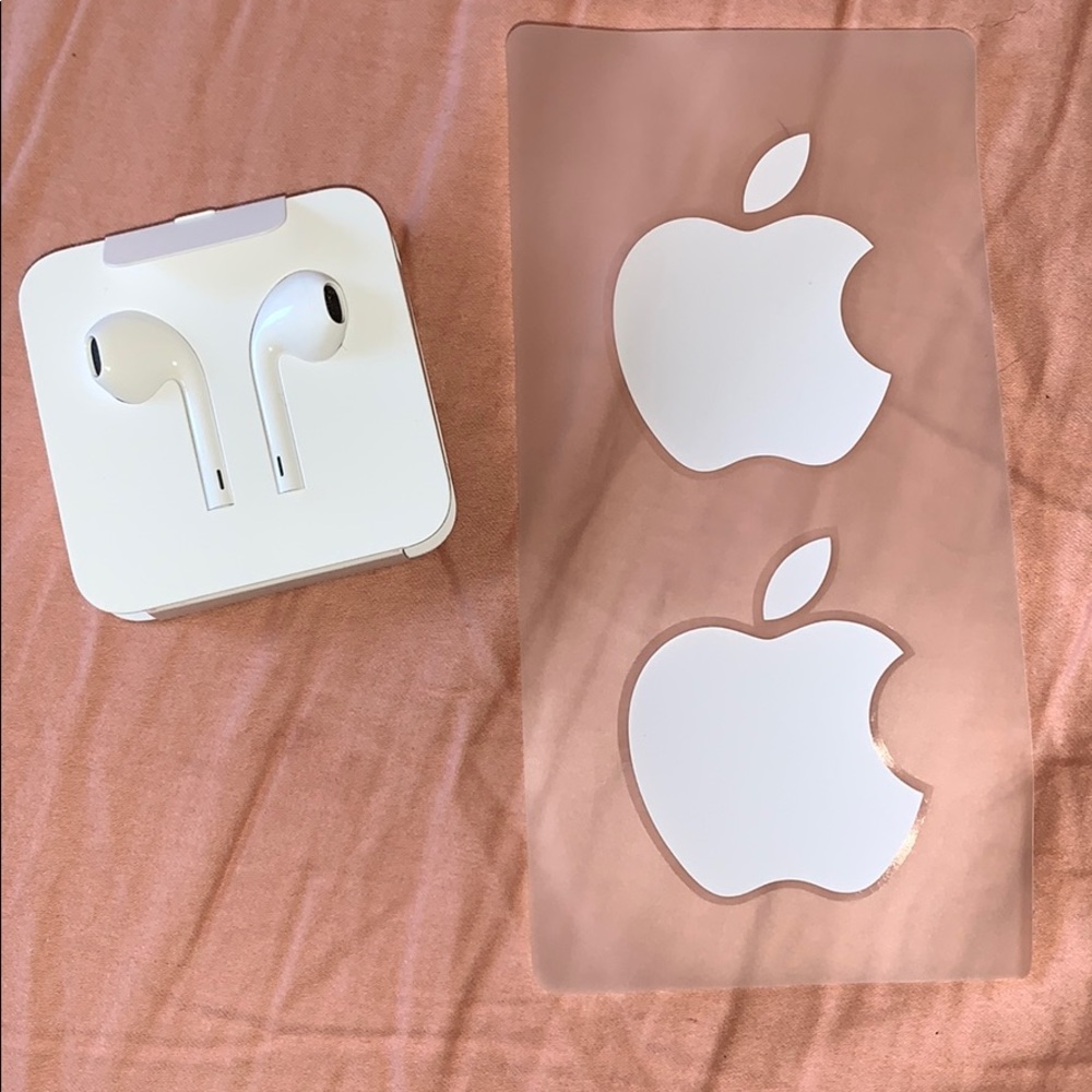 Brand New Apple Headphones+ Stickers